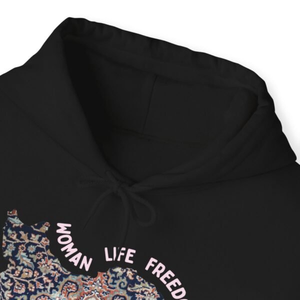 Woman Life Freedom | Persian Rug Red Hoodie - Image 6