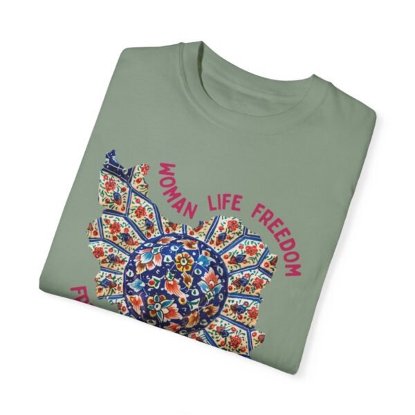 Woman Life Freedom | Persian Art Red Cute T-Shirt - Image 8
