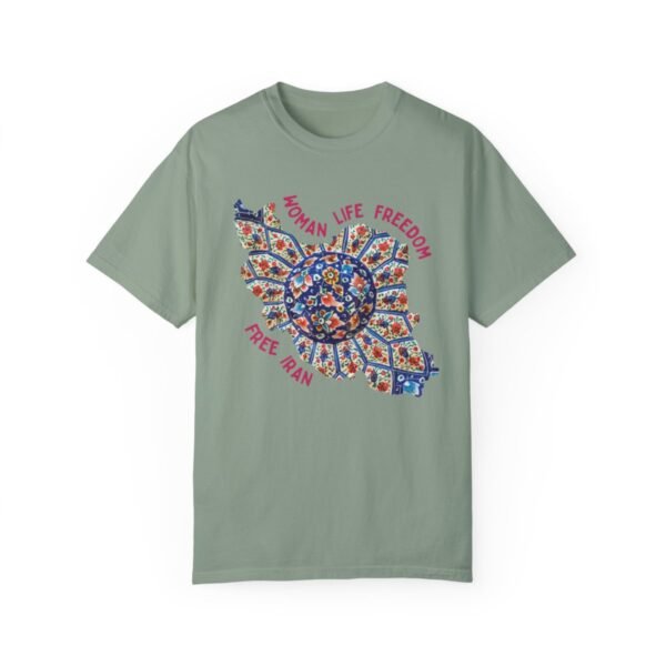 Woman Life Freedom | Persian Art Red Cute T-Shirt - Image 7