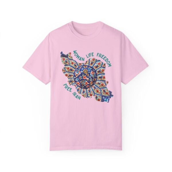 Woman Life Freedom | Persian Art Green Cute T-Shirt - Image 13