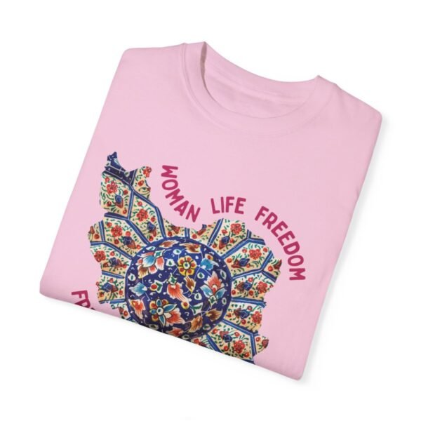 Woman Life Freedom | Persian Art Red Cute T-Shirt - Image 2