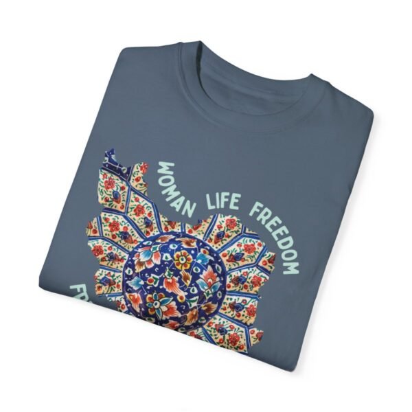 Woman Life Freedom | Persian Art Green Chic T-Shirt - Image 8