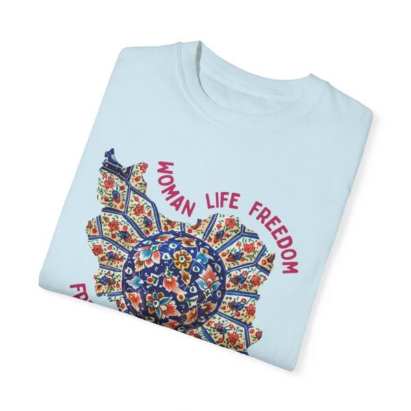 Woman Life Freedom | Persian Art Red Cute T-Shirt - Image 11