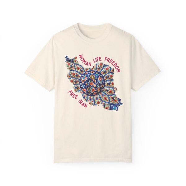 Woman Life Freedom | Persian Art Red Cute T-Shirt - Image 4