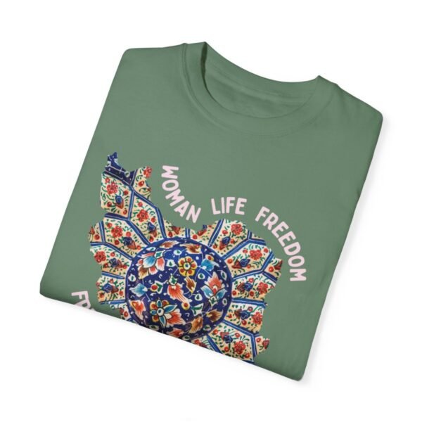 Woman Life Freedom | Persian Art Red Retro T-Shirt - Image 11