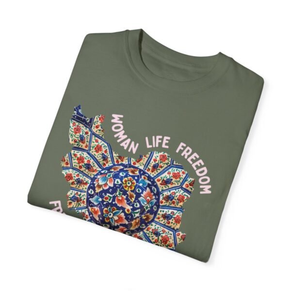 Woman Life Freedom | Persian Art Red Chic T-Shirt - Image 8