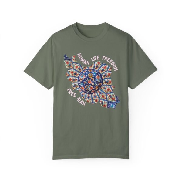 Woman Life Freedom | Persian Art Red Chic T-Shirt - Image 7