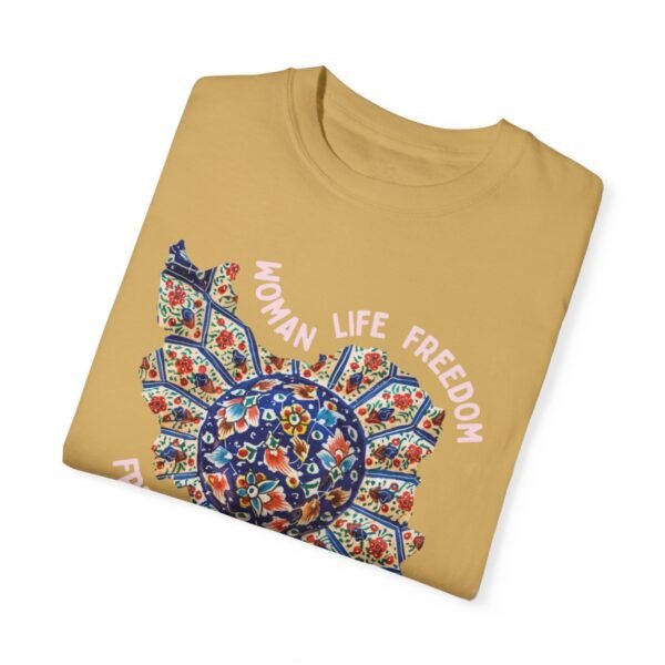 Woman Life Freedom | Persian Art Red Retro T-Shirt - Image 8