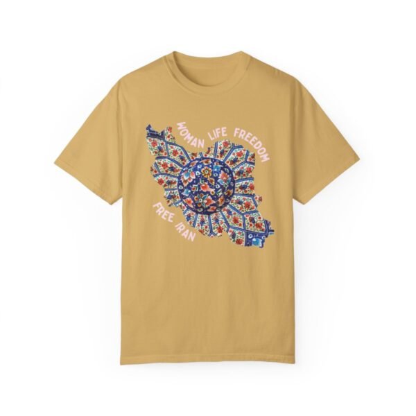 Woman Life Freedom | Persian Art Red Retro T-Shirt - Image 7