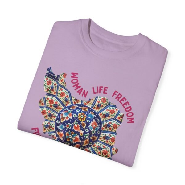 Woman Life Freedom | Persian Art Red Cute T-Shirt - Image 14