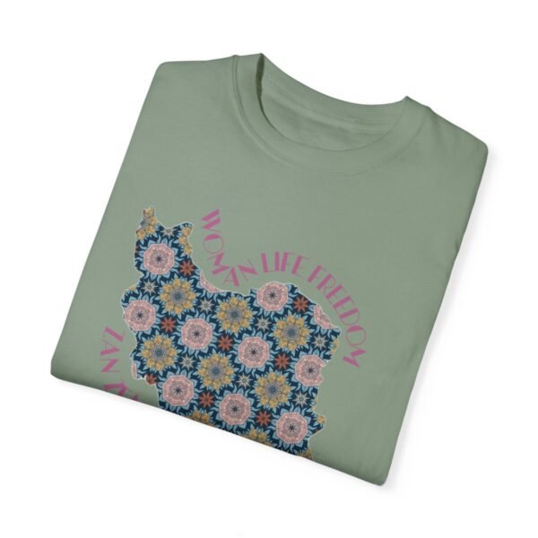 Woman Life Freedom Protest | Flowers Pink Cute T-Shirt - Image 8