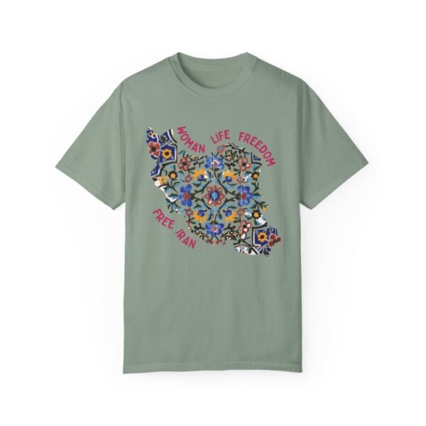 Woman Life Freedom Movement | Persian Tiles Red Cute T-Shirt - Image 14