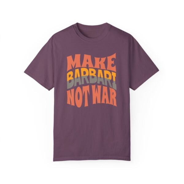 Make Barbari Not War | Persian Flatbread Cozy Unisex T-Shirt - Image 13