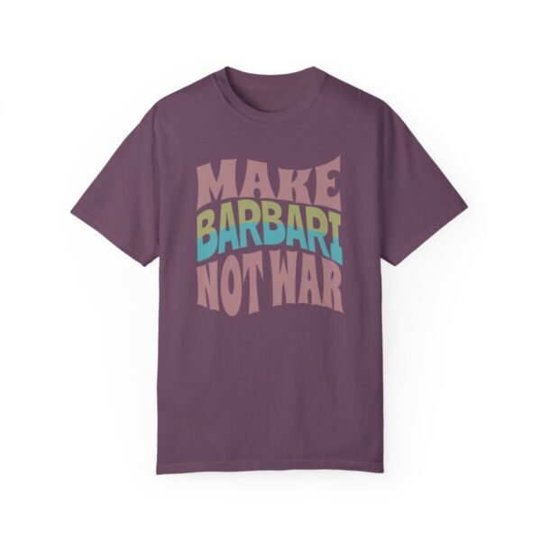 Make Barbari Not War | Naan-e-Barbari Cozy Unisex T-Shirt - Image 13