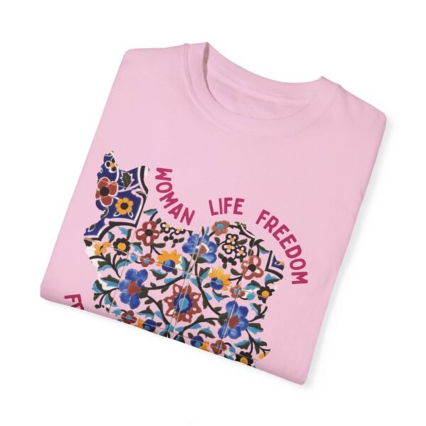 Woman Life Freedom Movement | Persian Tiles Red Cute T-Shirt - Image 2