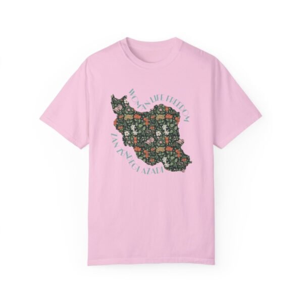 Zan Zendegi Azadi | Persian Gift Green Cute T-Shirt - Image 13