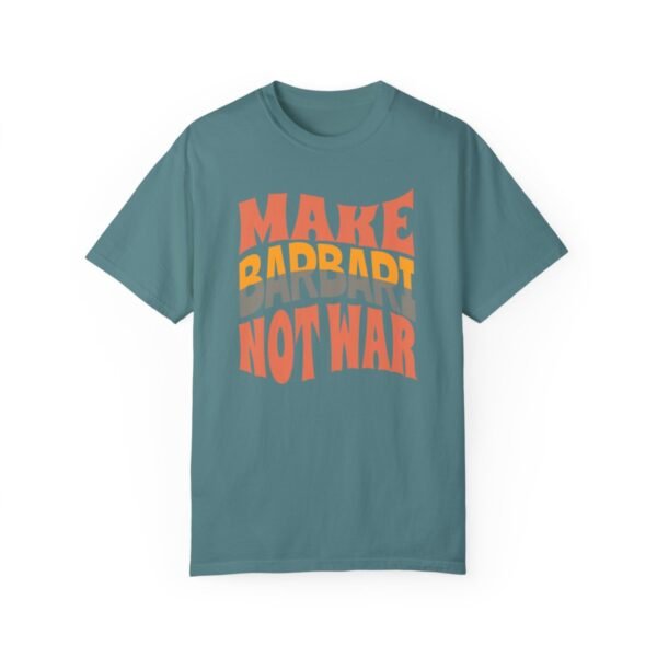 Make Barbari Not War | Persian Flatbread Cozy Unisex T-Shirt - Image 10