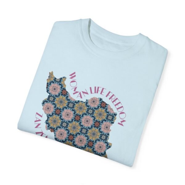 Woman Life Freedom Protest | Flowers Pink Cute T-Shirt - Image 11