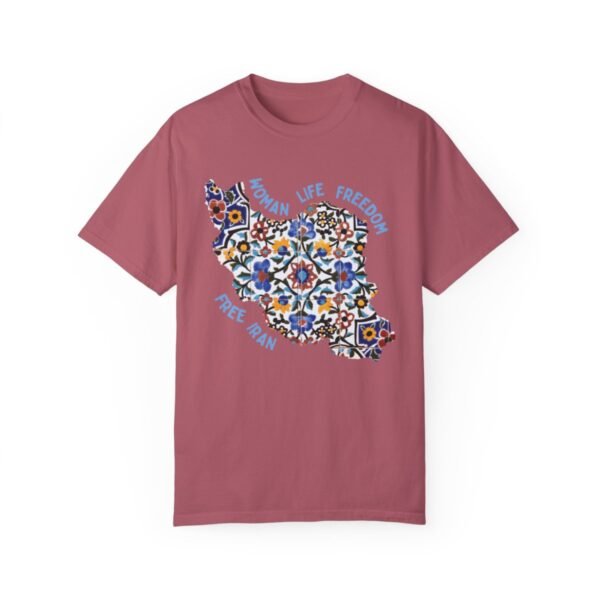 Woman Life Freedom Movement | Persian Tiles Blue Chic T-Shirt - Image 13