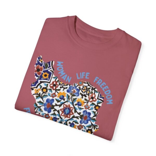 Woman Life Freedom Movement | Persian Tiles Blue Chic T-Shirt - Image 14