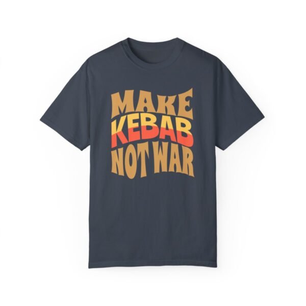 Make Kebab Not War | Funny Persian Gift Cozy Unisex T-Shirt - Image 10