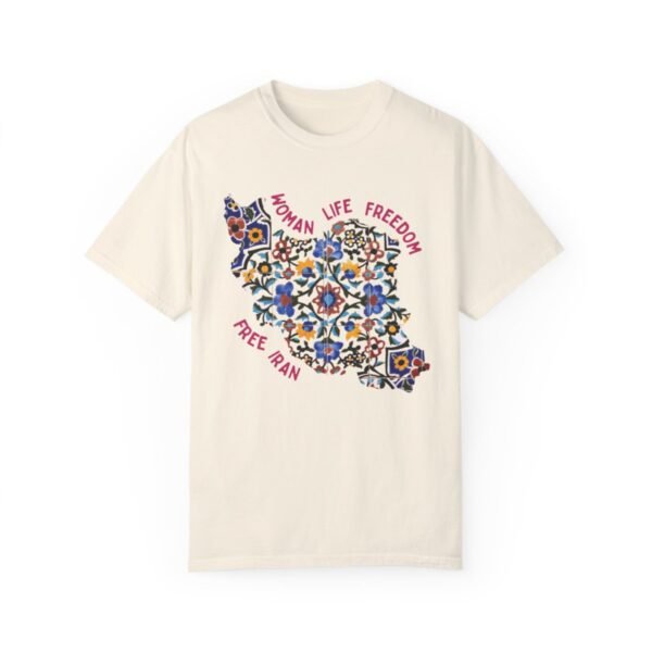 Woman Life Freedom Movement | Persian Tiles Red Cute T-Shirt - Image 4