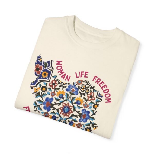 Woman Life Freedom Movement | Persian Tiles Red Cute T-Shirt - Image 5