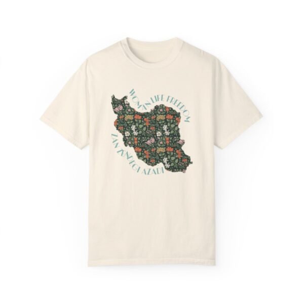Zan Zendegi Azadi | Persian Gift Green Cute T-Shirt - Image 4