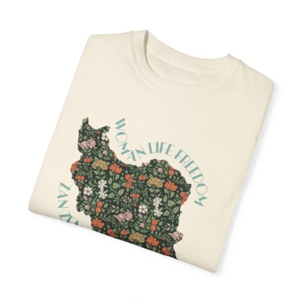 Zan Zendegi Azadi | Persian Gift Green Cute T-Shirt - Image 5