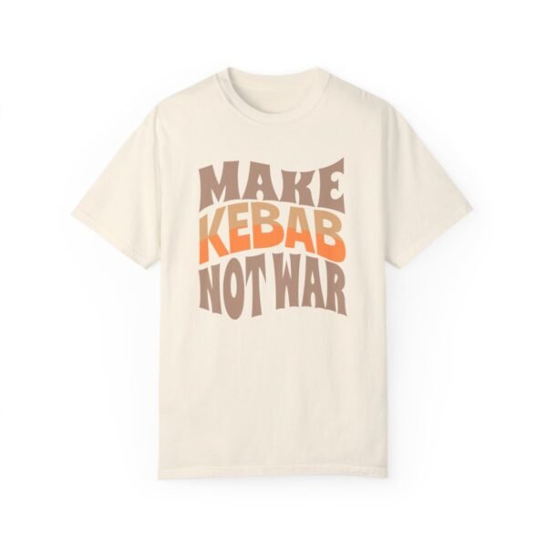 Make Kebab Not War | Kabab Koobideh Cozy Unisex T-Shirt - Image 4