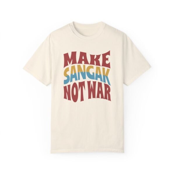Make Sangak Not War | Persian Flatbread Cozy Unisex T-Shirt - Image 4