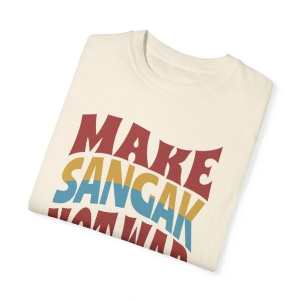 Make Sangak Not War | Persian Flatbread Cozy Unisex T-Shirt - Image 5