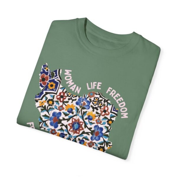 Woman Life Freedom Movement | Persian Tiles Red Retro T-Shirt - Image 8