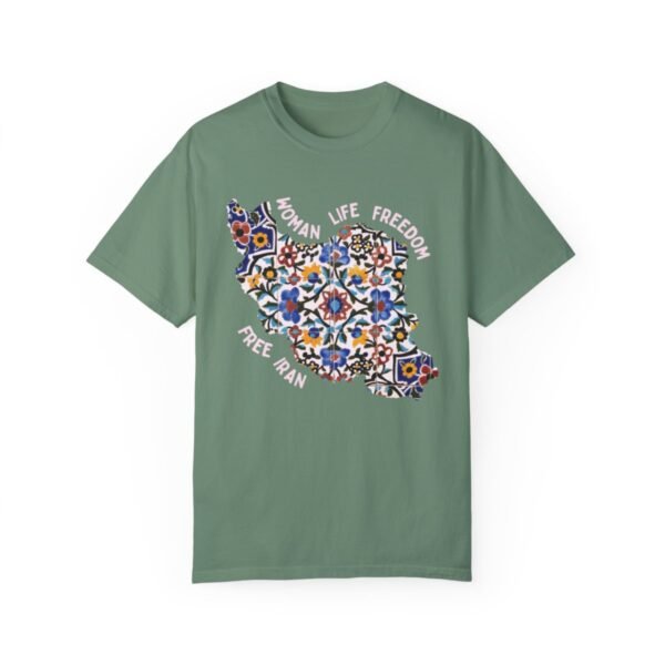 Woman Life Freedom Movement | Persian Tiles Red Retro T-Shirt - Image 7