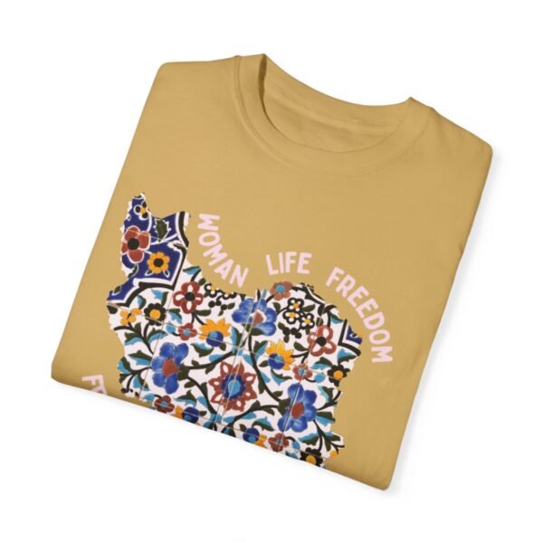 Woman Life Freedom Movement | Persian Tiles Red Retro T-Shirt - Image 5