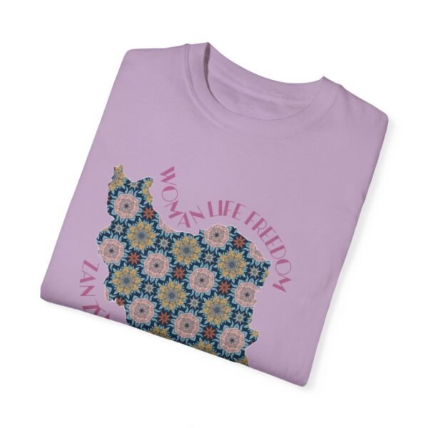 Woman Life Freedom Protest | Flowers Pink Cute T-Shirt - Image 14