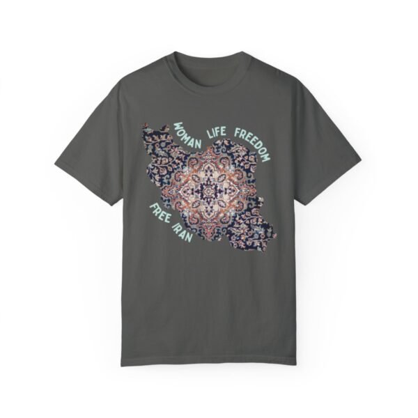 Woman Life Freedom | Persian Rug Green Chic T-Shirt - Image 4