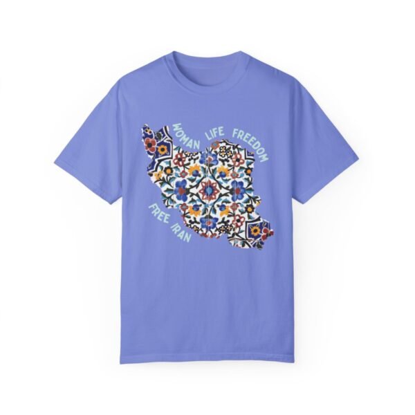 Woman Life Freedom Movement | Persian Tiles Green Retro T-Shirt - Image 10