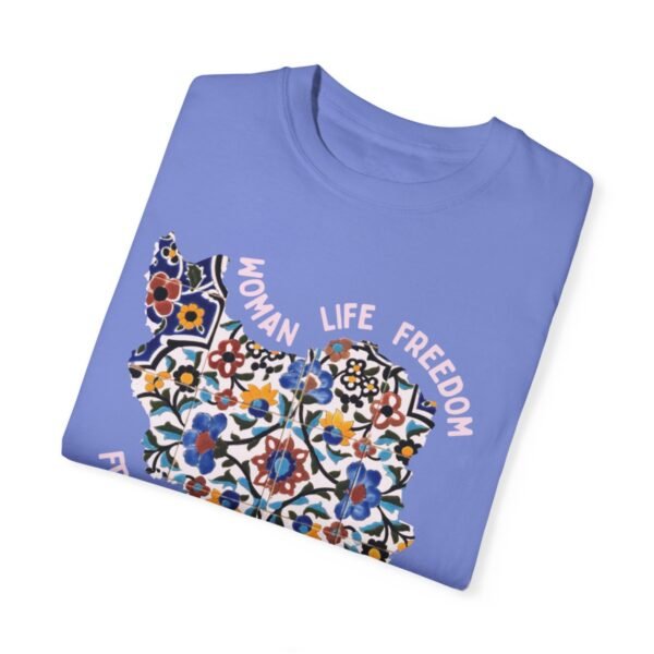 Woman Life Freedom Movement | Persian Tiles Red Retro T-Shirt - Image 11