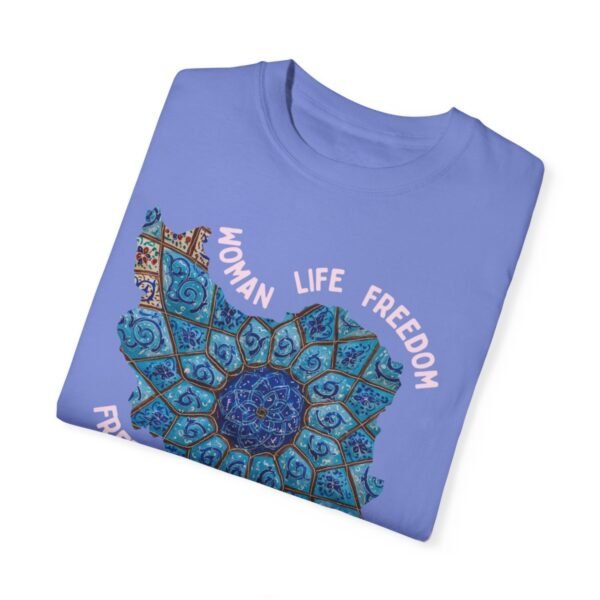 Woman Life Freedom Artwork | Persian Minakari Red Retro T-Shirt - Image 11
