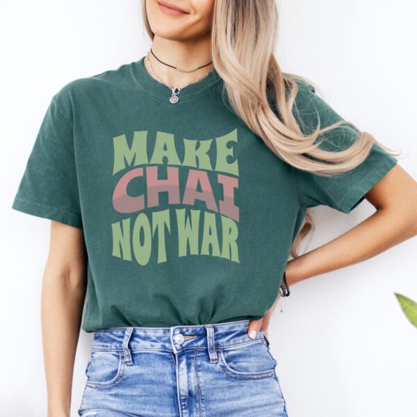 Make Chai Not War | Persian Tea Cozy Unisex T-Shirt