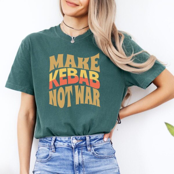 Make Kebab Not War | Funny Persian Gift Cozy Unisex T-Shirt