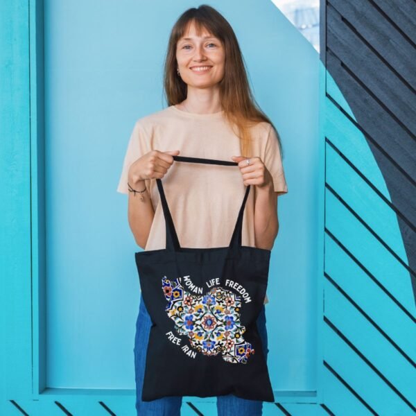 Woman Life Freedom | Persian Tiles Eco Tote Bag