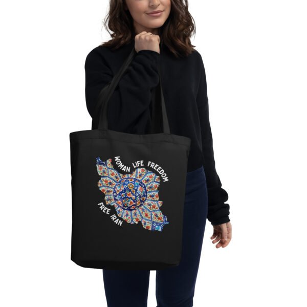 Woman Life Freedom | Persian Art Eco Tote Bag - Image 3