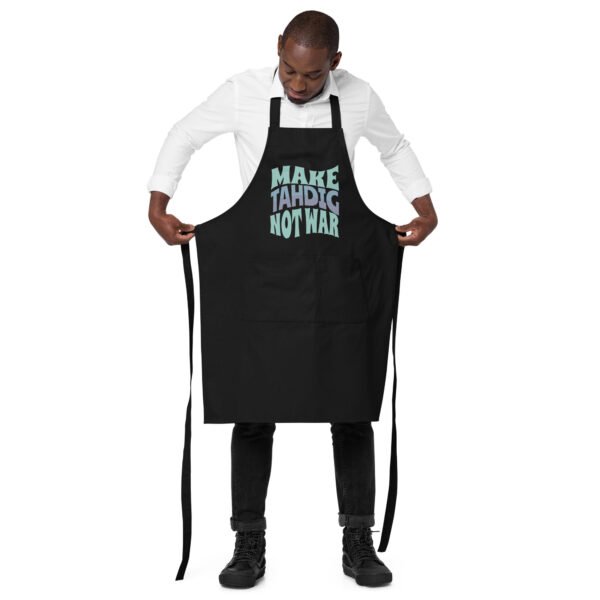 Make Tahdig Not War | Crispy Persian Rice Eco Apron - Image 4