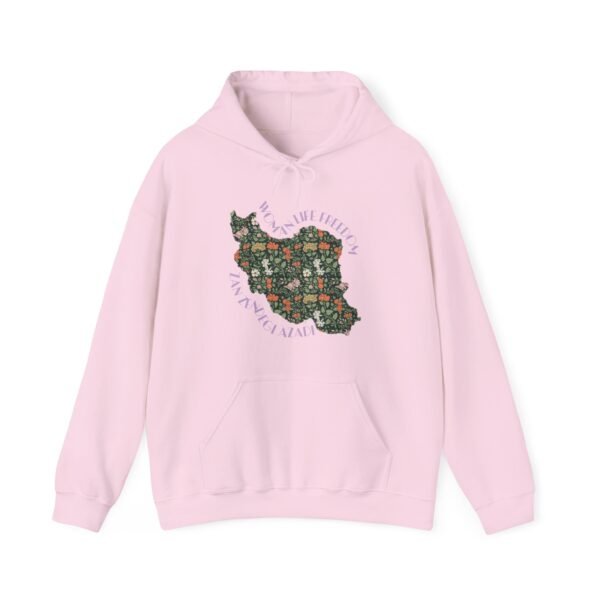 Zan Zendegi Azadi | Persian Gift Violet Hoodie - Image 5