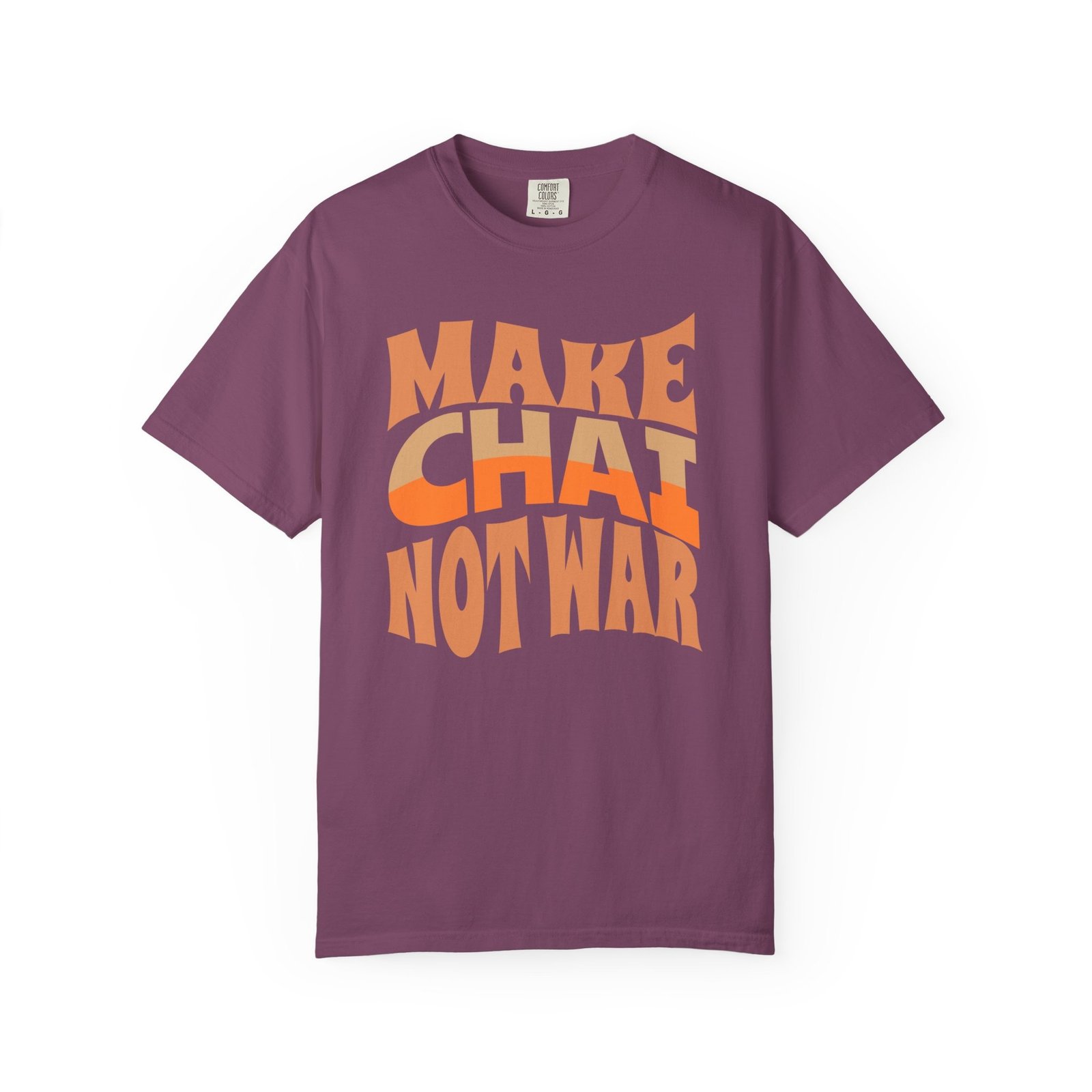 Make Chai Not War | Funny Persian Gift Cozy Unisex T-Shirt - Image 8