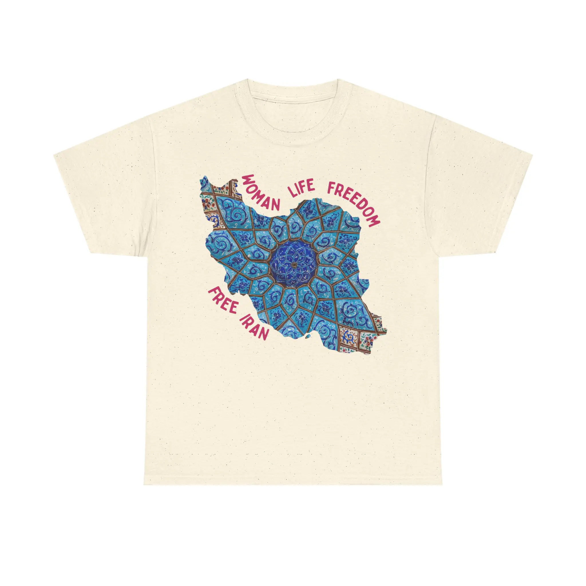 Woman Life Freedom | Persian Minakari Red Unisex Shirt - Image 6