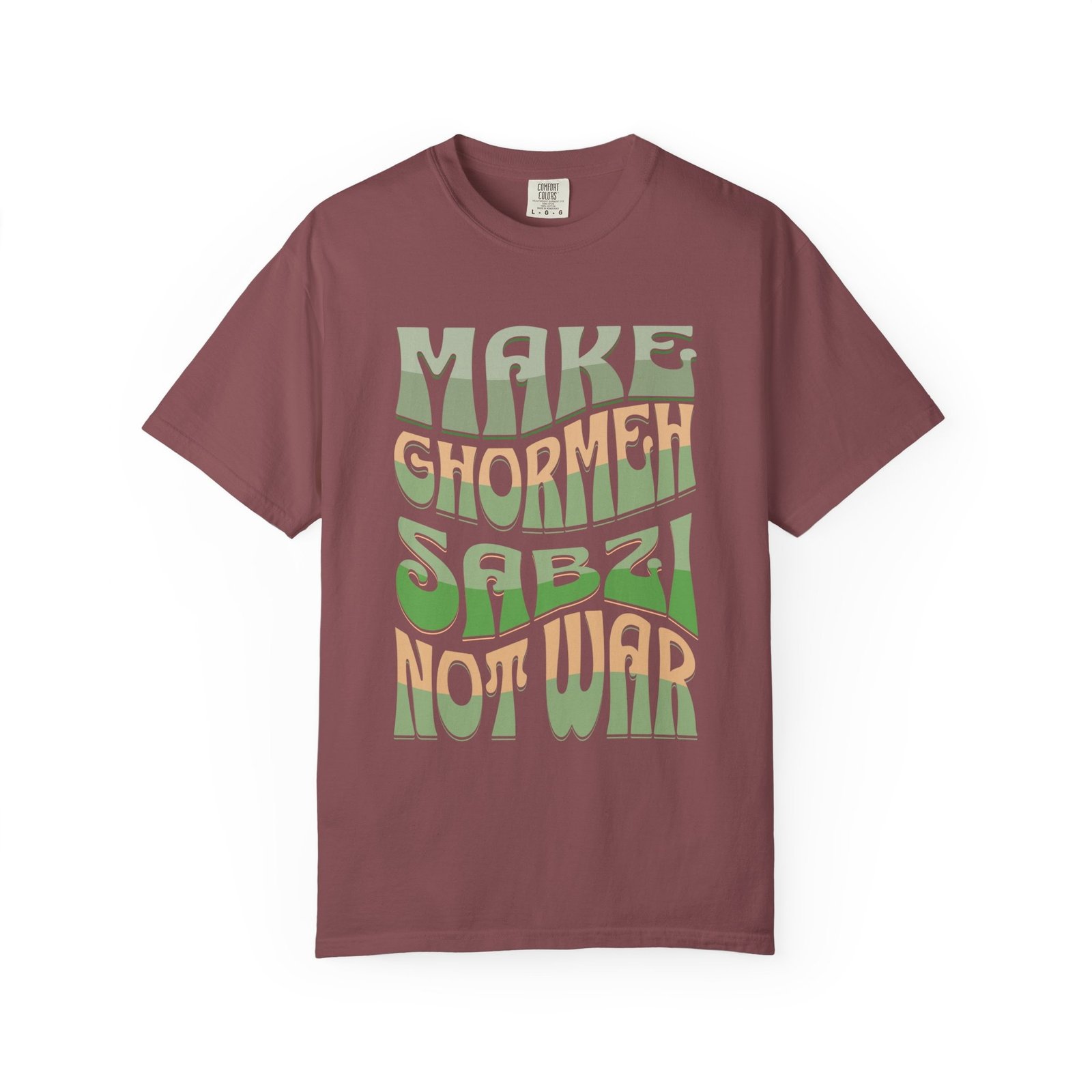 Make Ghormeh Sabzi Not War | Persian Herb Stew Cozy Unisex Shirt - Image 4