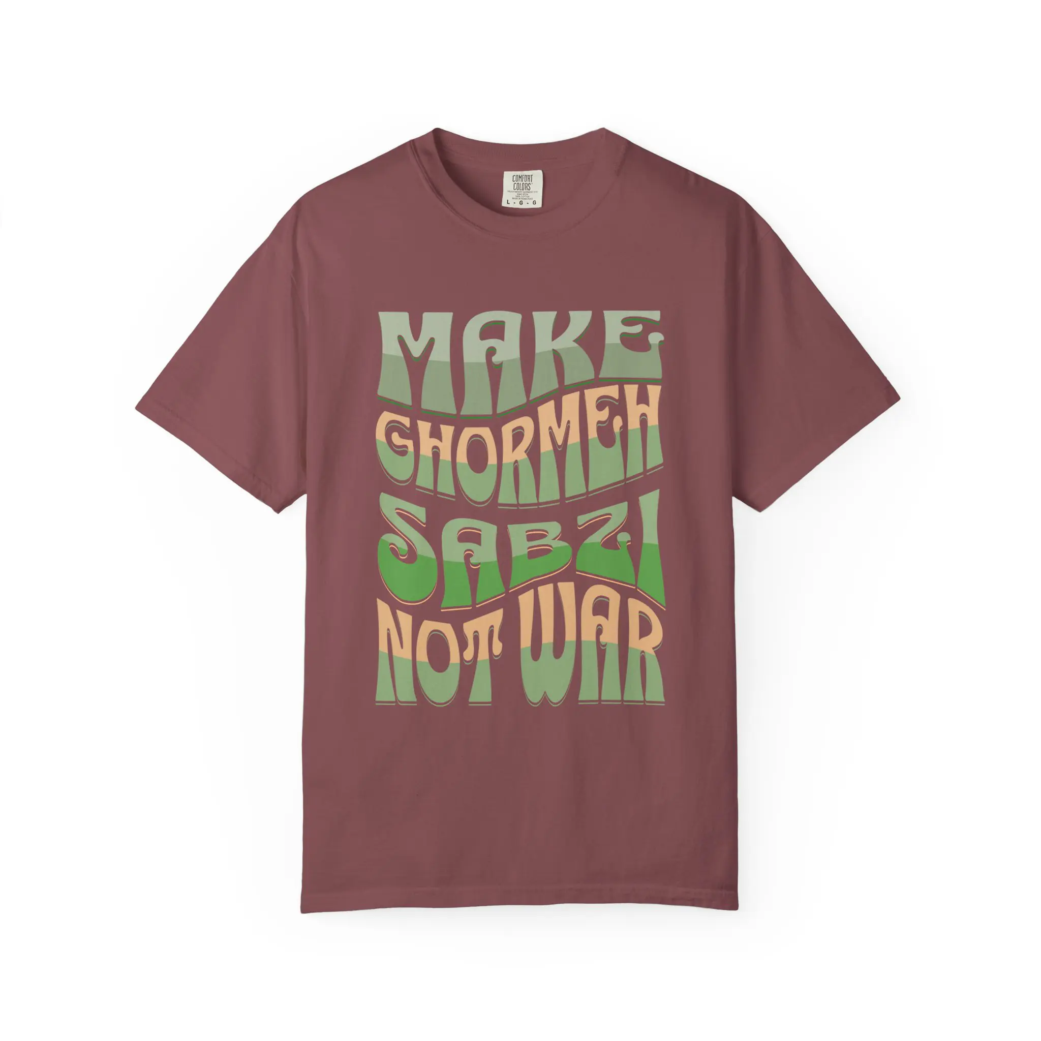 Make Ghormeh Sabzi Not War | Persian Herb Stew Cozy Unisex Shirt - Image 4